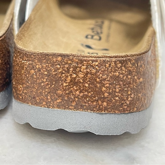 Betula By Birkenstock Floral Pink Brown Boston Clogs Size Ladies 7 Mens 5 - Picture 9 of 11